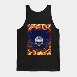 Shark dangerously beautiful Tank Top